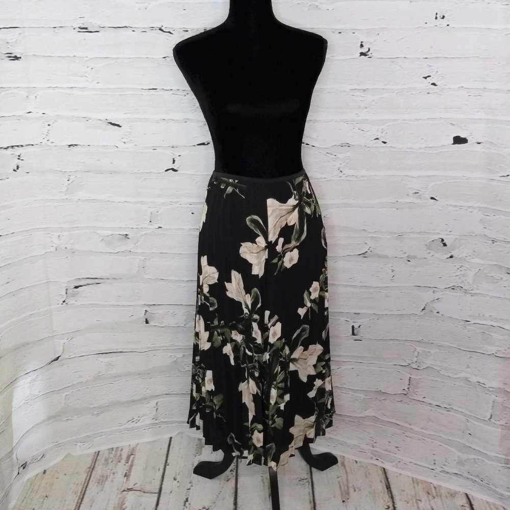 DKNY Pleated Circle Skirt